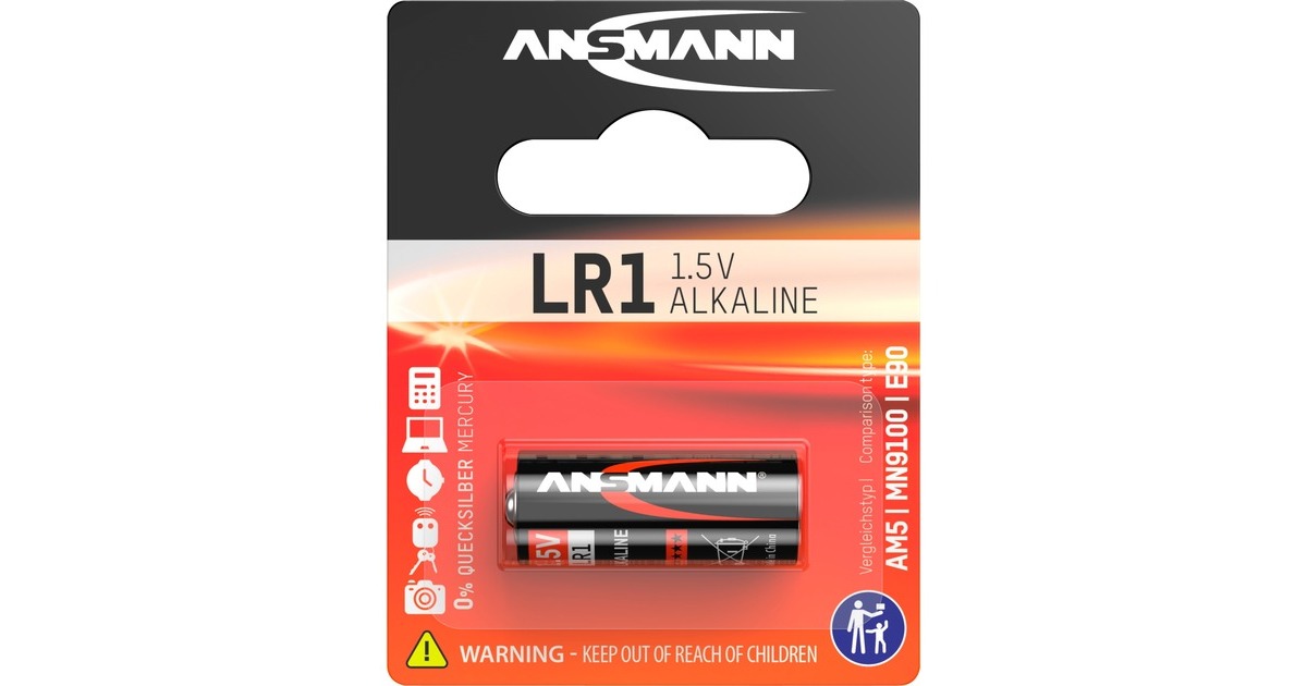 Ansmann LR1, Batterie