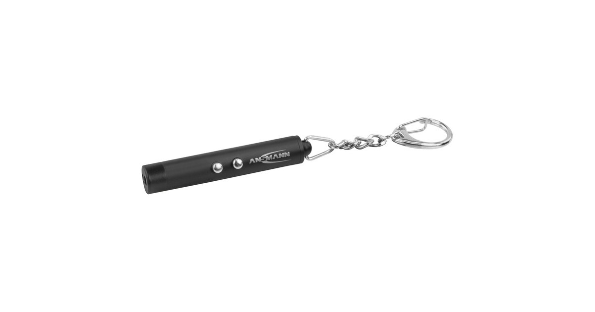 Ansmann Laserpointer 2in1, Taschenlampe(schwarz)