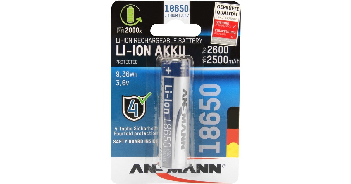 Ansmann Li-Ion Akku 18650