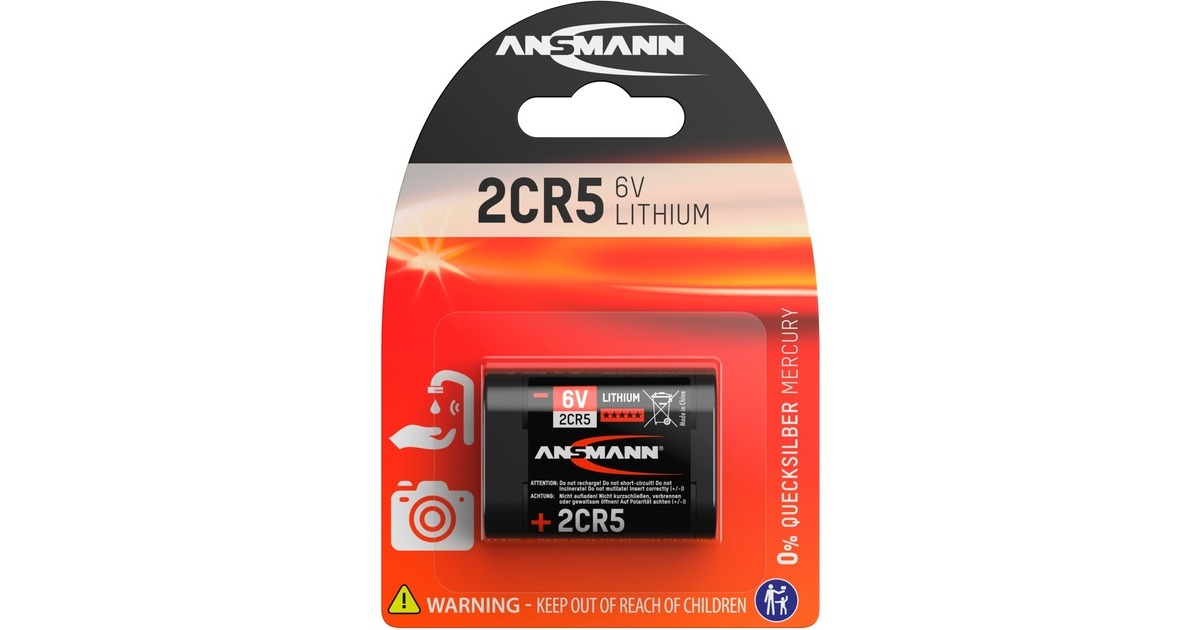 Ansmann Lithium Batterie 2CR5(1 Stück)