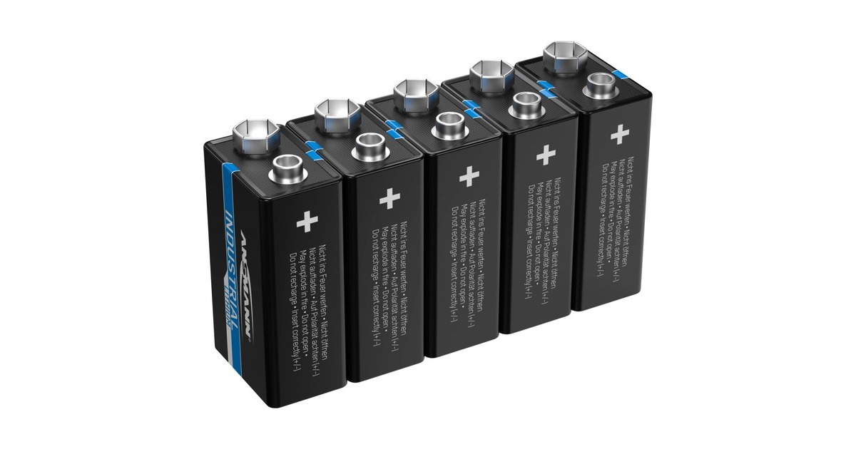 Ansmann Lithium Batterie Block E / 1604LC(5 Stück)