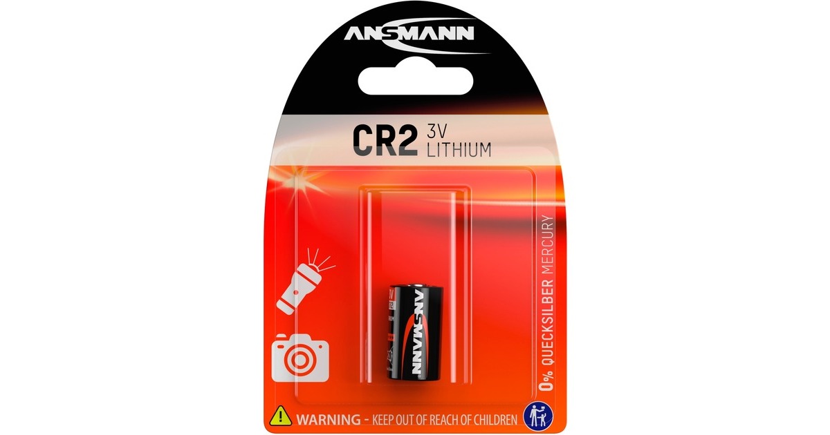 Ansmann Lithium Batterie CR2/CR17335(1 Stück)