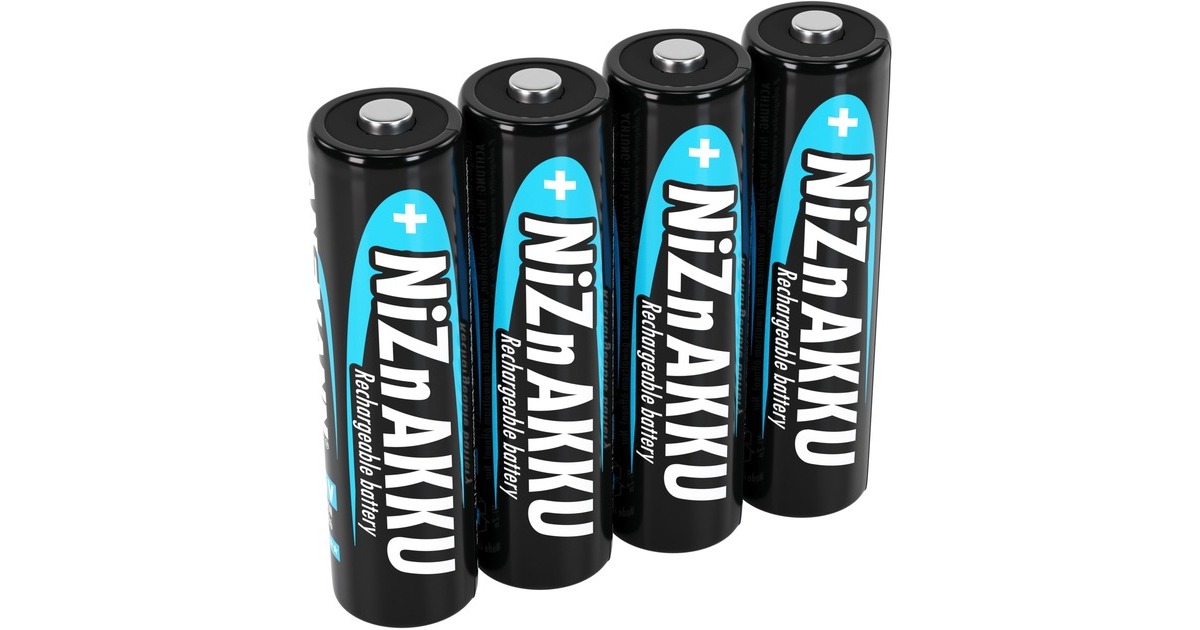 Ansmann NiZN Akku Mignon AA 2500mWh 4er