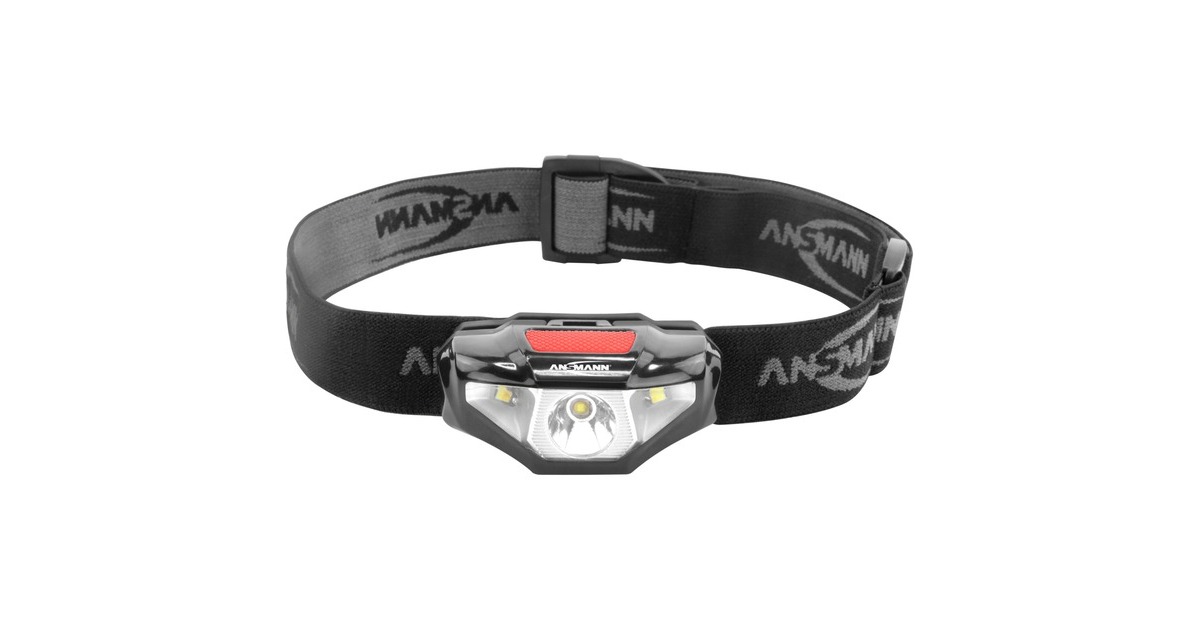 Ansmann Stirnlampe HD70B, LED-Leuchte(schwarz)
