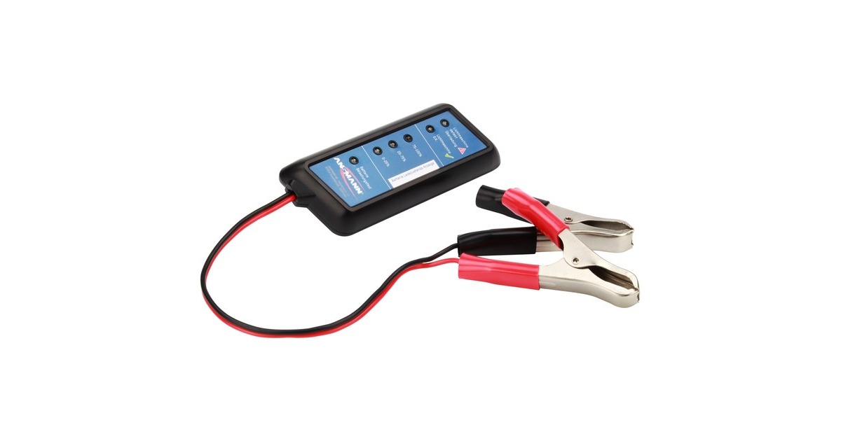 Ansmann Testgerät Kfz Power Check, Messgerät(schwarz)