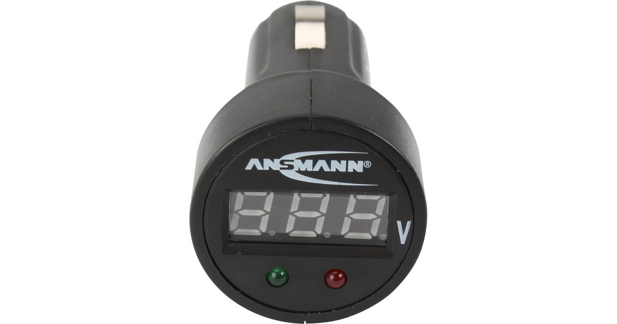 Ansmann Testgerät Power Check 12/24V, Messgerät(schwarz)
