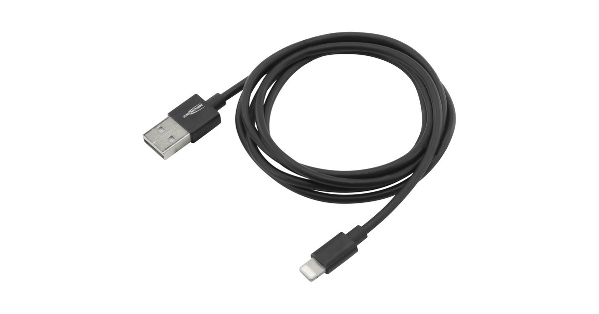 Lightning Stecker(schwarz, 1,2 Meter)