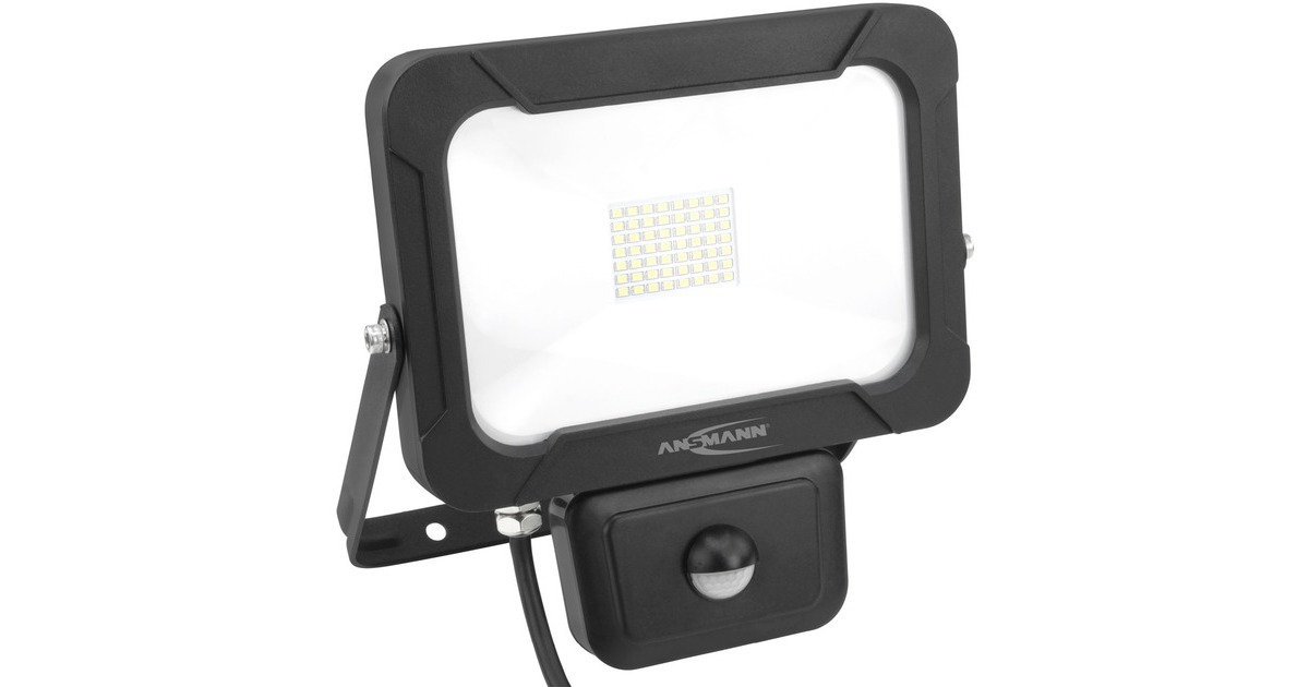 Ansmann WFL2400S, LED-Leuchte(schwarz, mit Bewegungsmelder)