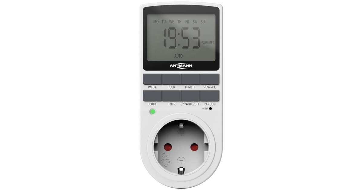 Ansmann Wochenzeitschaltuhr AES4(weiß)