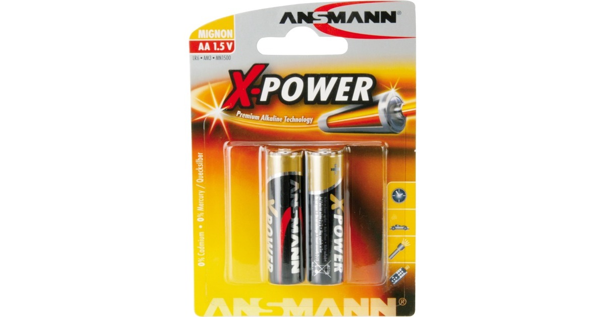 Ansmann X-Power, Batterie(2 Stück, AA)