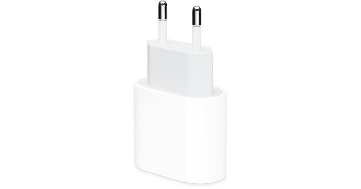 Apple 20W USB-C Power Adapter, Netzteil(weiß, MHJE3ZM/A)