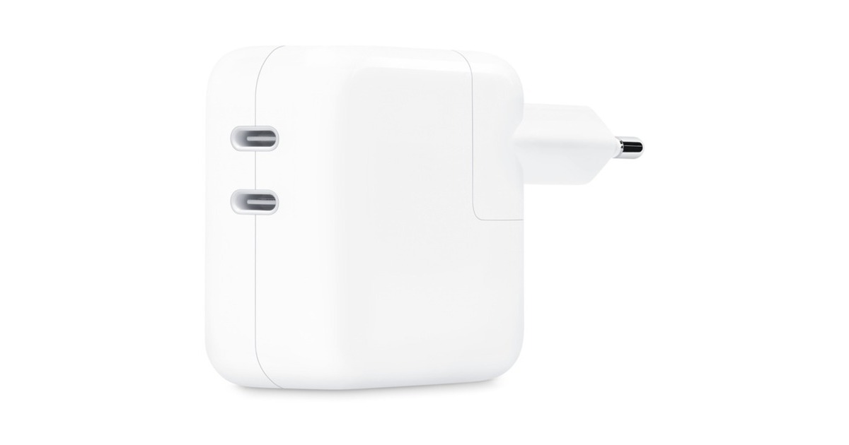 Apple 35W Dual USB-C Power Adapter, Netzteil(weiß)