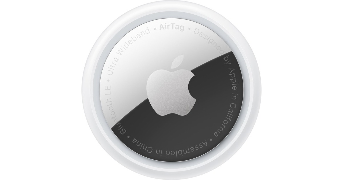 Apple AirTag, Ortungstracker(weiß/silber, 1er-Pack)