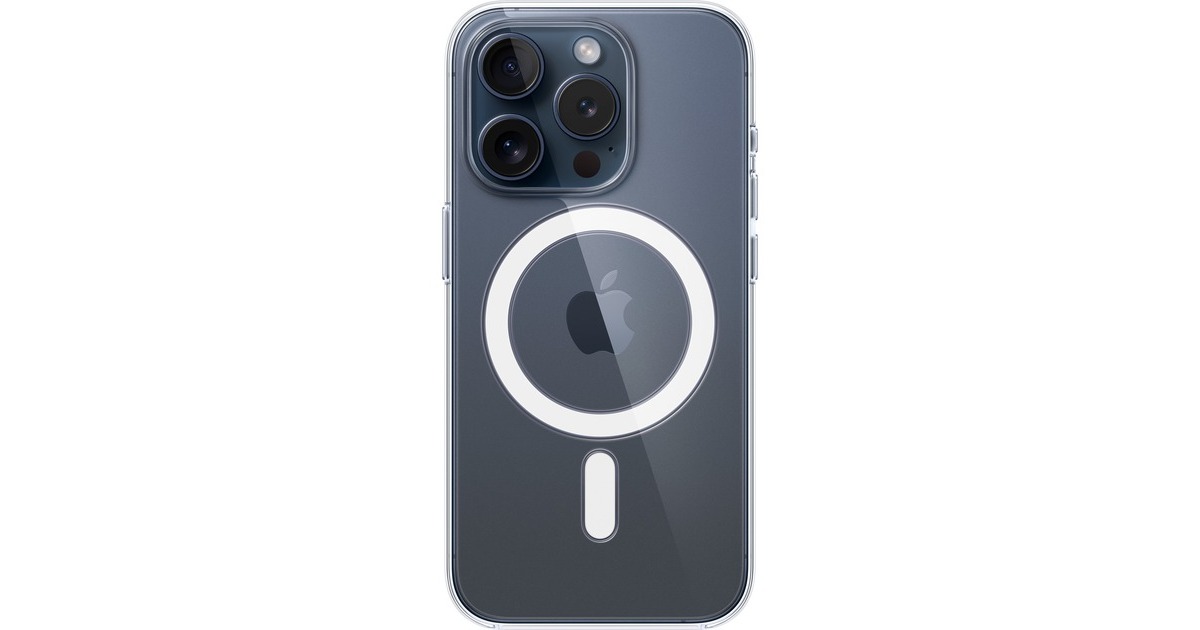 Apple Clear Case mit MagSafe, Handyhülle(transparent, iPhone 15 Pro)