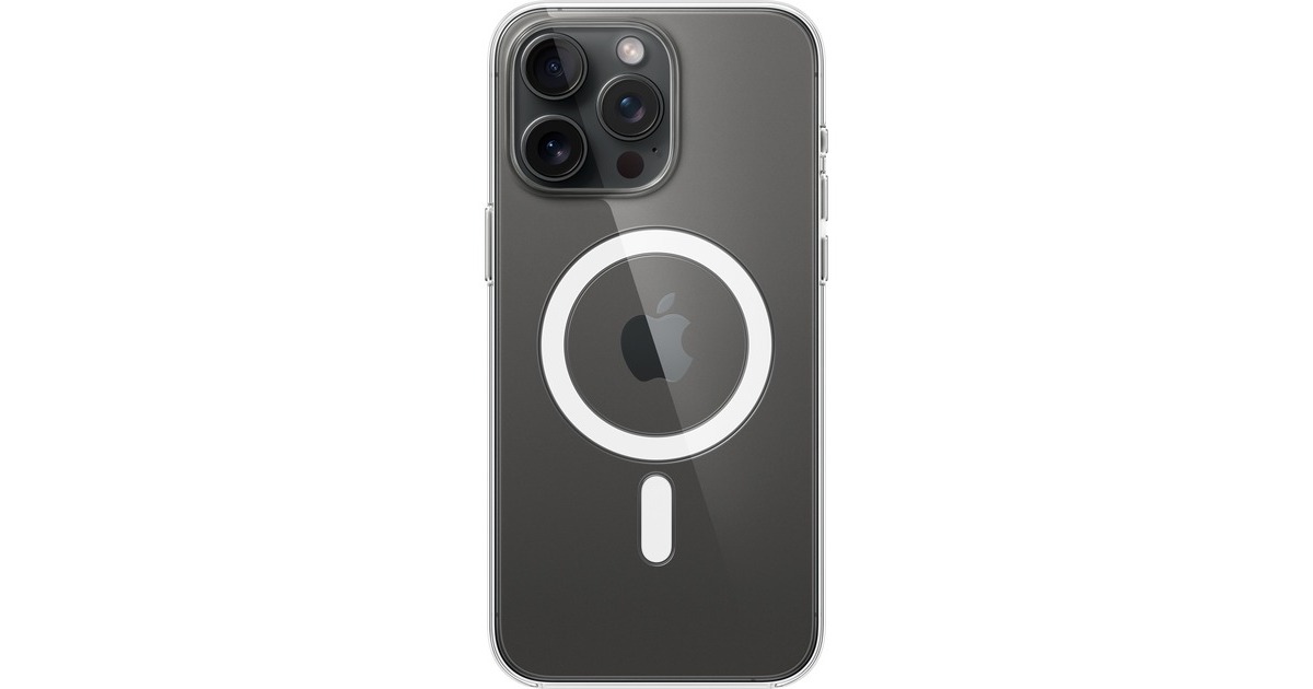 Apple Clear Case mit MagSafe, Handyhülle(transparent, iPhone 15 Pro Max)