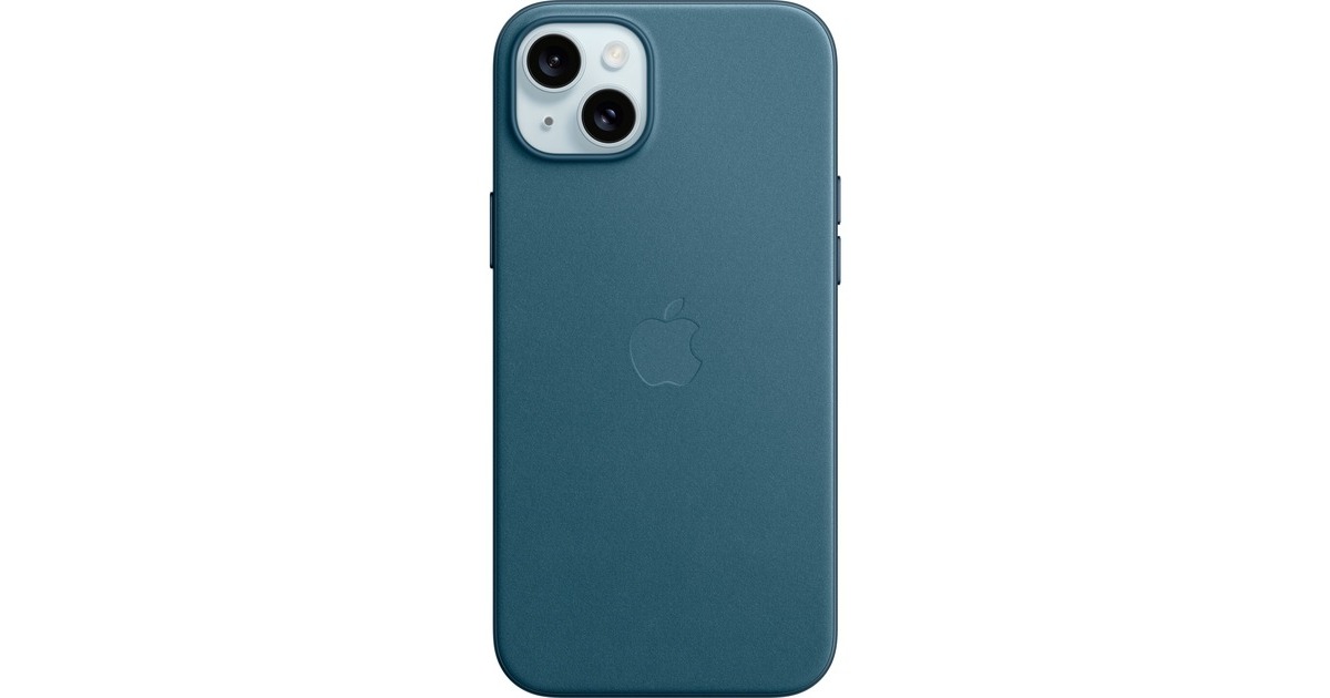 Apple Feingewebe Case mit MagSafe, Handyhülle(blau, iPhone 15 Plus)