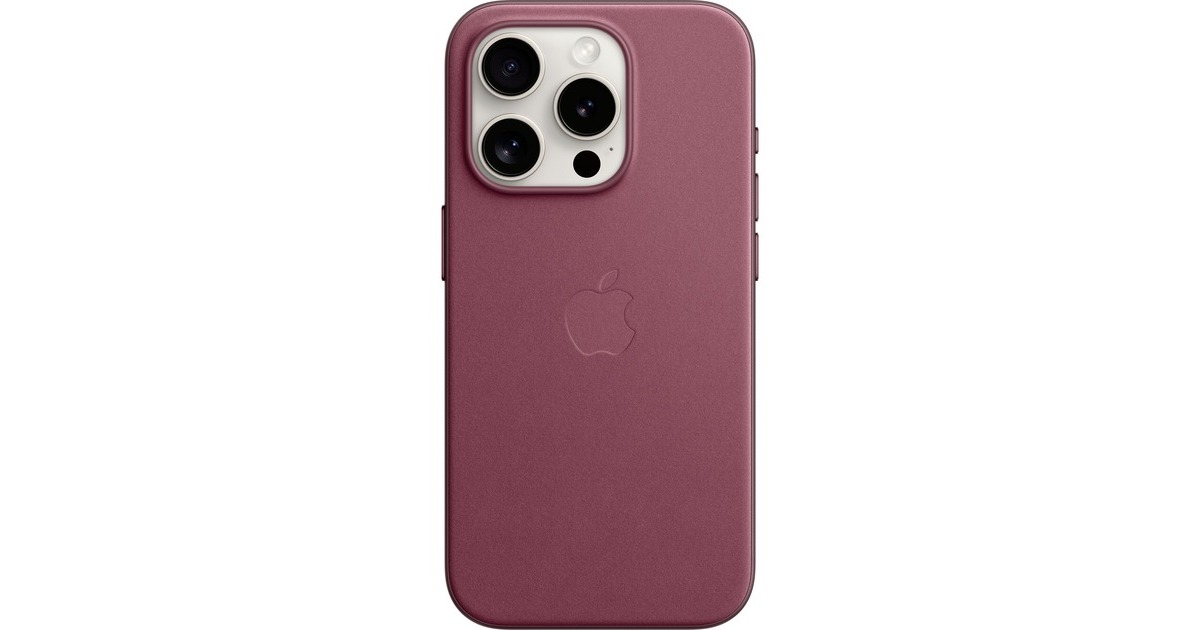 Apple Feingewebe Case mit MagSafe, Handyhülle(lila, iPhone 15 Pro)