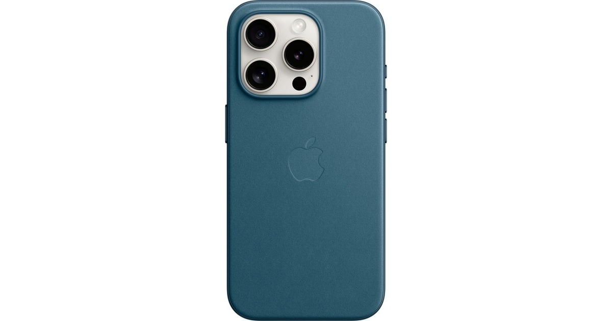 Apple Feingewebe Case mit MagSafe, Handyhülle(blau, iPhone 15 Pro)