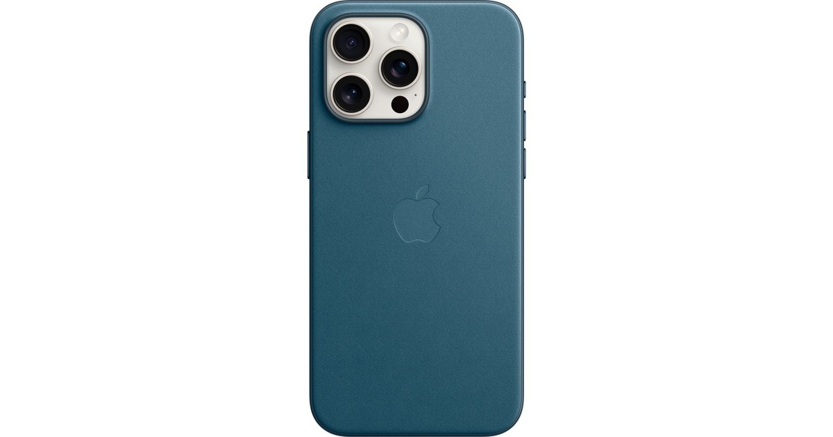 Apple Feingewebe Case mit MagSafe, Handyhülle(blau, iPhone 15 Pro Max)