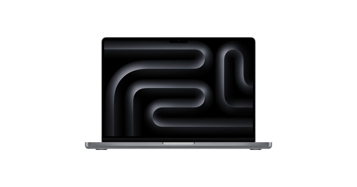 Apple MacBook Pro (14") 2023 CTO, Notebook(grau, M3 10-Core GPU, MacOS, Amerikanisch, 36 cm (14.2 Zoll) & 120 Hz Display, 512 GB SSD)