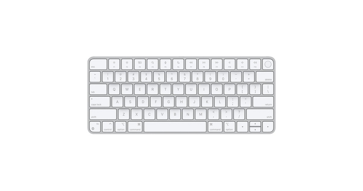 Apple Magic Keyboard mit Touch ID, Tastatur(silber/weiß, US-Layout, für Mac Modelle mit Apple Chip) Apple Magic Keyboard mit Touch ID, Tastatur(silber/weiß, US-Layout, für Mac Modelle mit Apple Chip)