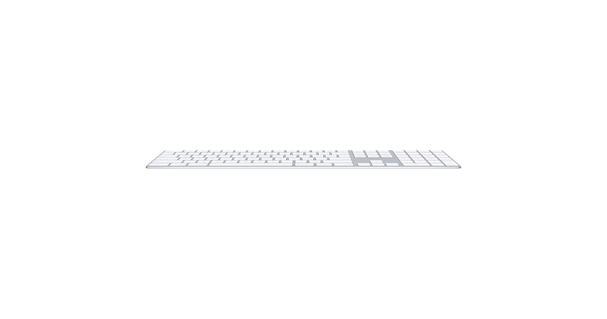 Apple Magic Keyboard mit Touch ID und Ziffernblock, Tastatur(silber/weiß, ES-Layout, 5er-Pack, für Mac Modelle mit Apple Chip)