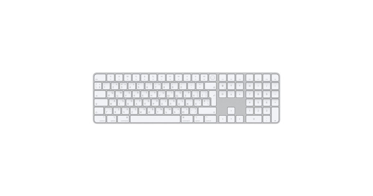 Apple Magic Keyboard mit Touch ID und Ziffernblock, Tastatur(silber/weiß, UA-Layout, 5er-Pack, für Mac Modelle mit Apple Chip) Apple Magic Keyboard mit Touch ID und Ziffernblock, Tastatur(silber/weiß, UA-Layout, 5er-Pack, für Mac Modelle mit Apple Chip)