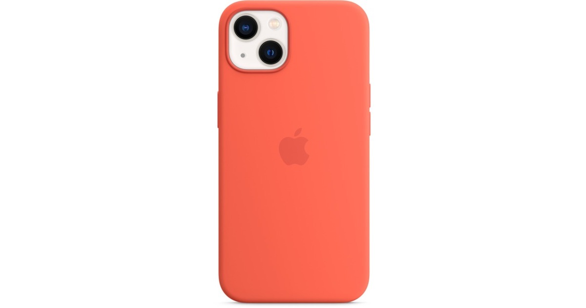 Apple Silikon Case, Handyhülle(orange, iPhone 13)