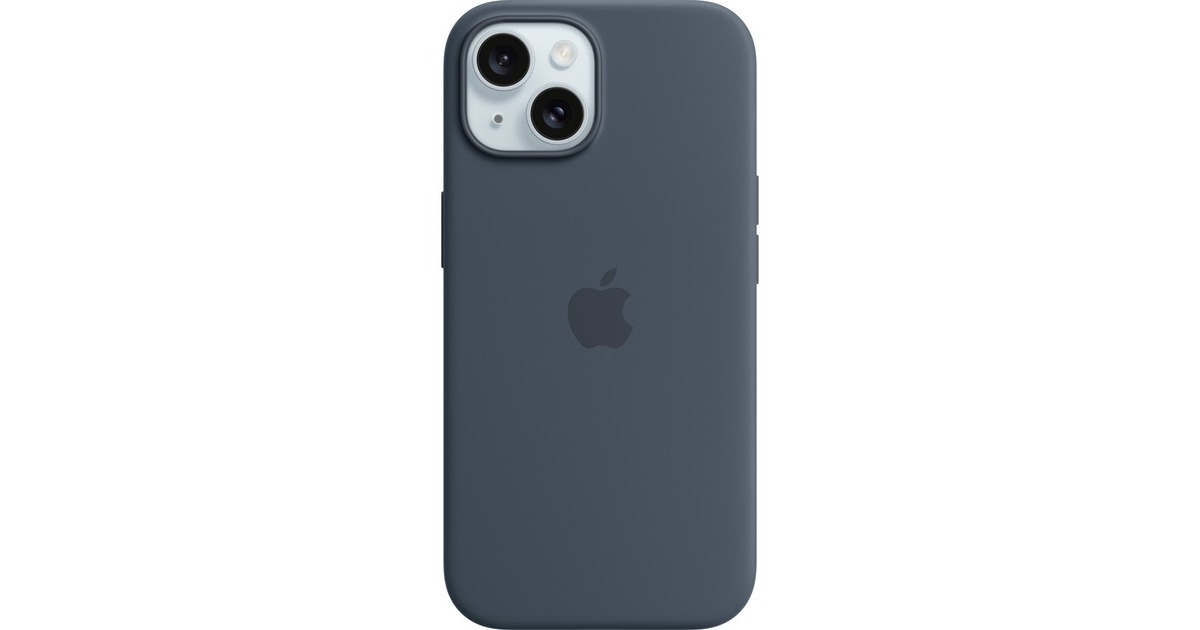 Apple Silikon Case mit MagSafe, Handyhülle(dunkelblau, iPhone 15)