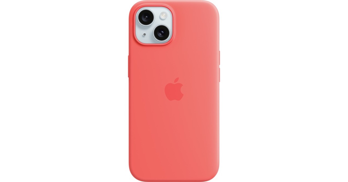 Apple Silikon Case mit MagSafe, Handyhülle(hellrot, iPhone 15) Apple Silikon Case mit MagSafe, Handyhülle(hellrot, iPhone 15)