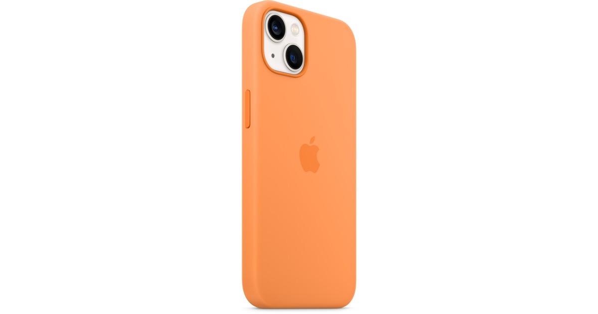 Apple Silikon Case mit MagSafe, Handyhülle(orange, iPhone 13)