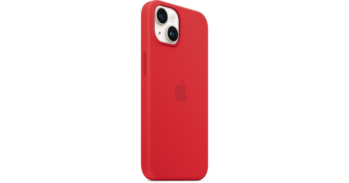Apple Silikon Case mit MagSafe, Handyhülle(rot, (PRODUCT)RED, iPhone 14)