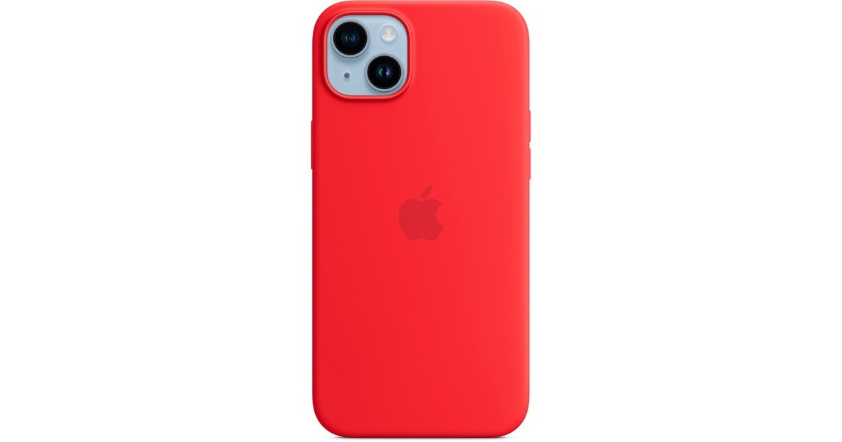 Apple Silikon Case mit MagSafe, Handyhülle(rot, (PRODUCT)RED, iPhone 14 Plus)