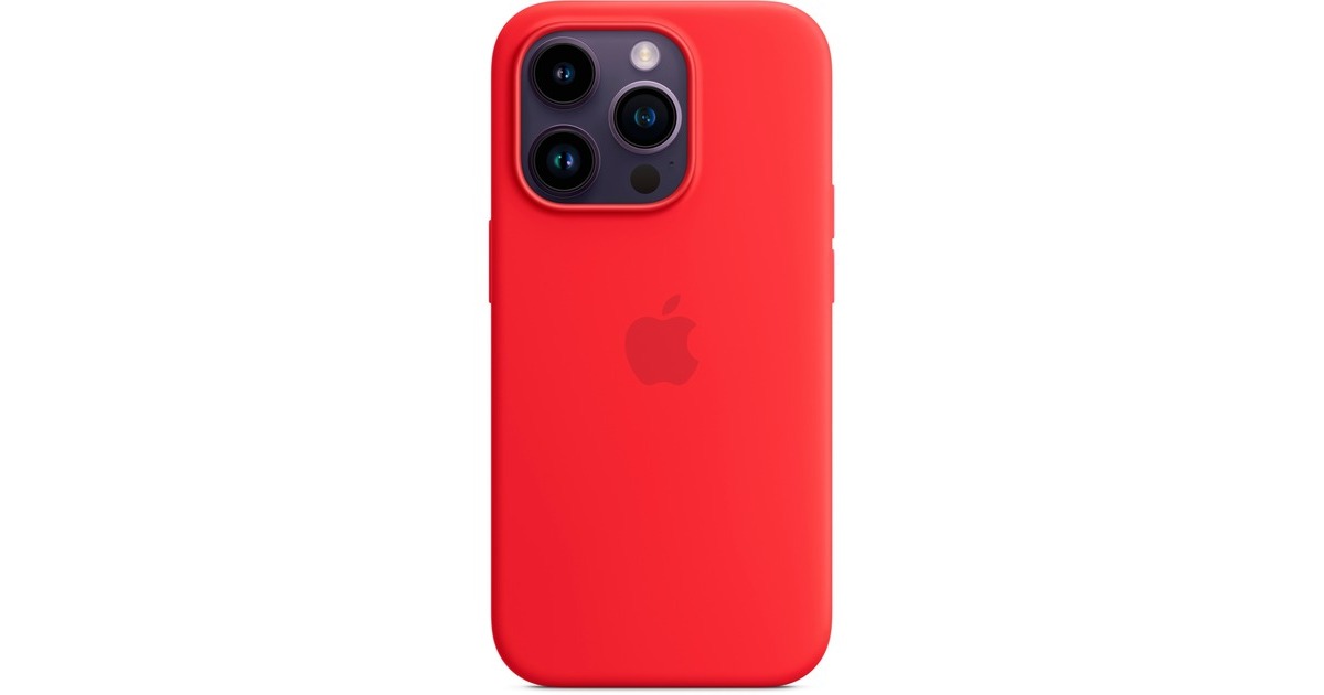 Apple Silikon Case mit MagSafe, Handyhülle(rot, (PRODUCT)RED, iPhone 14 Pro)