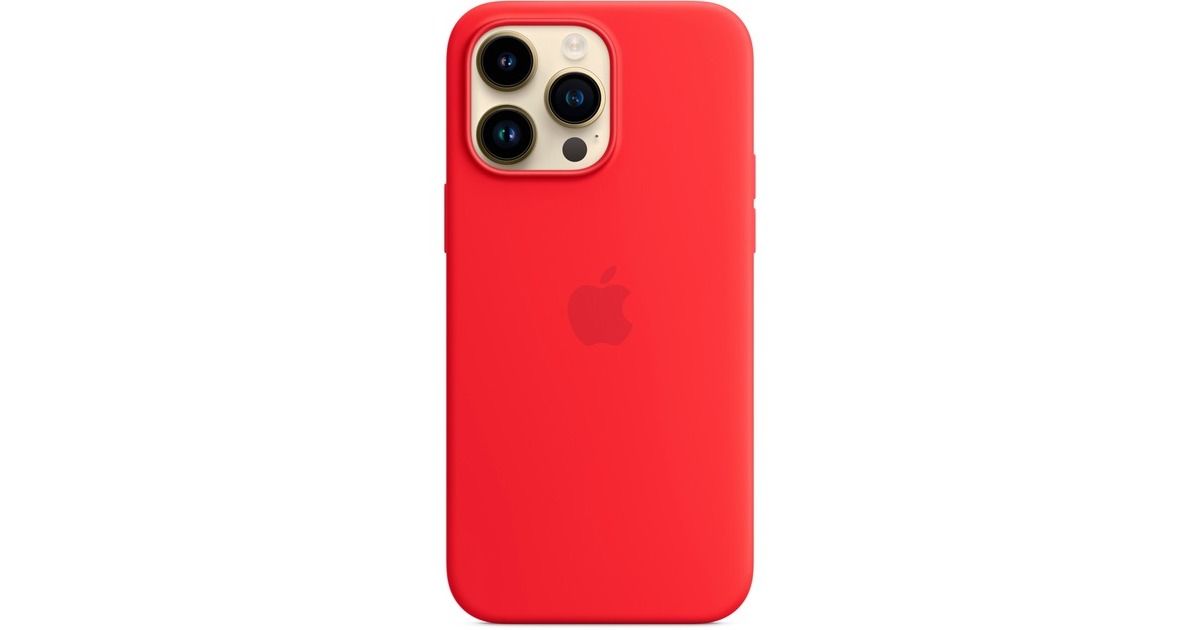 Apple Silikon Case mit MagSafe, Handyhülle(rot, (PRODUCT)RED, iPhone 14 Pro Max)
