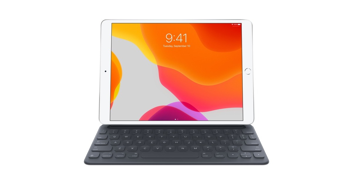 Apple Smart Keyboard für iPad (9. Generation), Tastatur(schwarz, US-Layout)