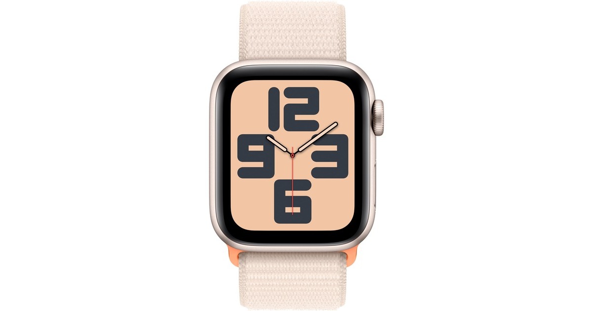 Apple Watch SE (2023), Smartwatch(Polarstern, 40 mm, Sport Loop, Aluminium, Cellular) Apple Watch SE (2023), Smartwatch(Polarstern, 40 mm, Sport Loop, Aluminium, Cellular)