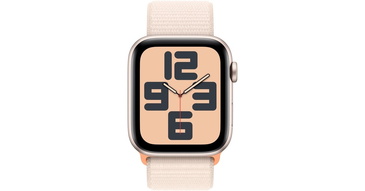 Apple Watch SE (2023), Smartwatch(Polarstern, 44 mm, Sport Loop, Aluminium, Cellular) Apple Watch SE (2023), Smartwatch(Polarstern, 44 mm, Sport Loop, Aluminium, Cellular)