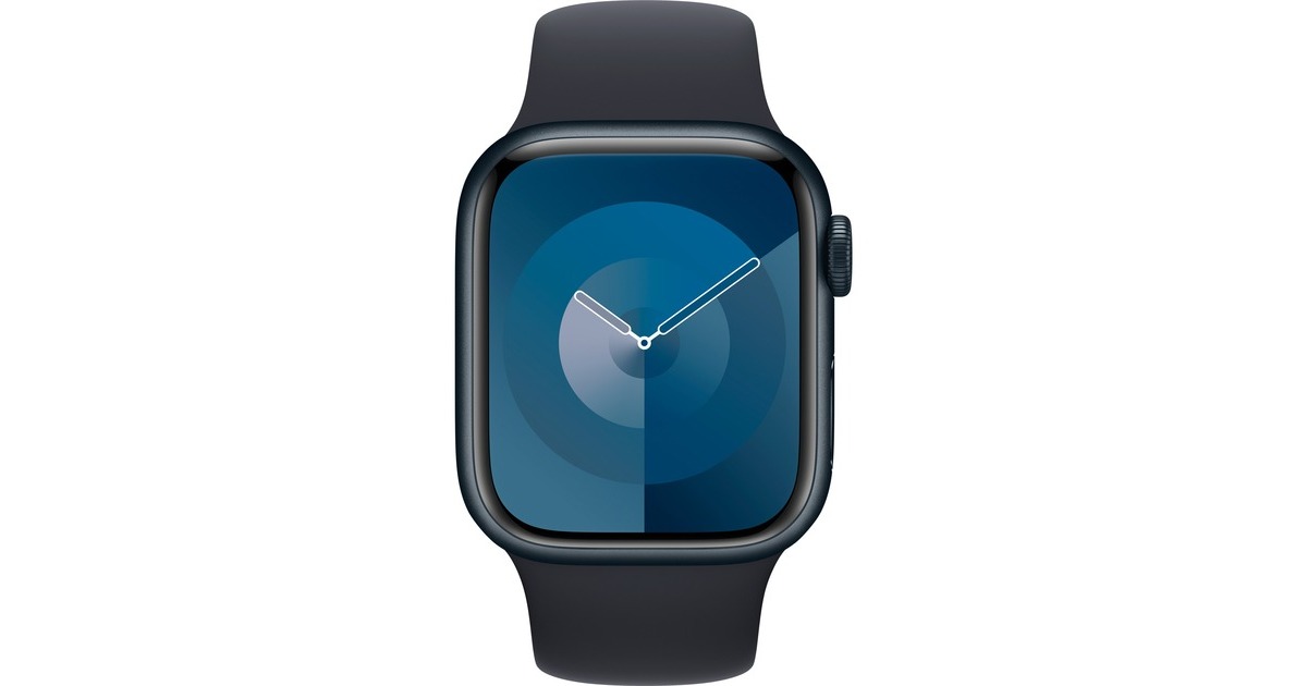 Apple Watch Series 9, Smartwatch(schwarz/dunkelblau, Aluminium, 41 mm, Sportarmband) Apple Watch Series 9, Smartwatch(schwarz/dunkelblau, Aluminium, 41 mm, Sportarmband)