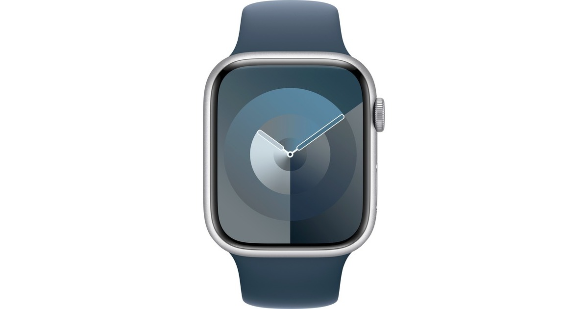 Apple Watch Series 9, Smartwatch(silber/blau, Aluminium, 45 mm, Sportarmband) Apple Watch Series 9, Smartwatch(silber/blau, Aluminium, 45 mm, Sportarmband)
