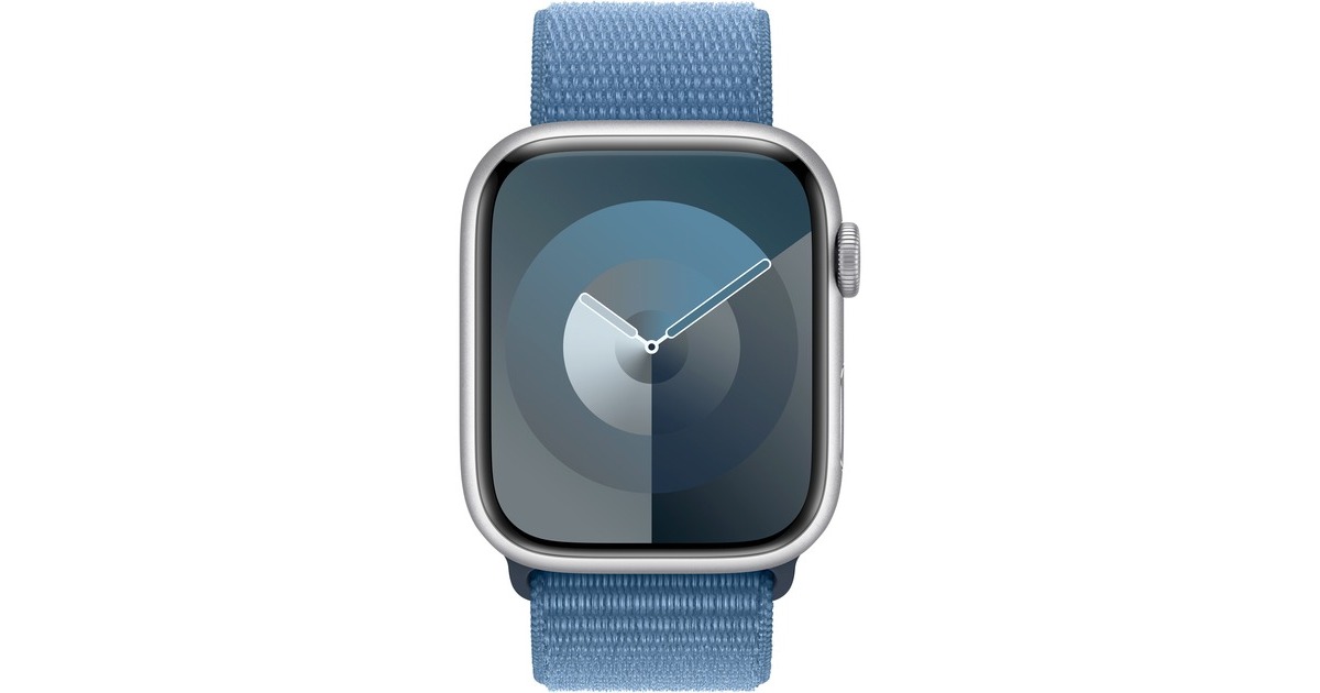 Apple Watch Series 9, Smartwatch(silber/blau, Aluminium, 45 mm, Sport Loop) Apple Watch Series 9, Smartwatch(silber/blau, Aluminium, 45 mm, Sport Loop)