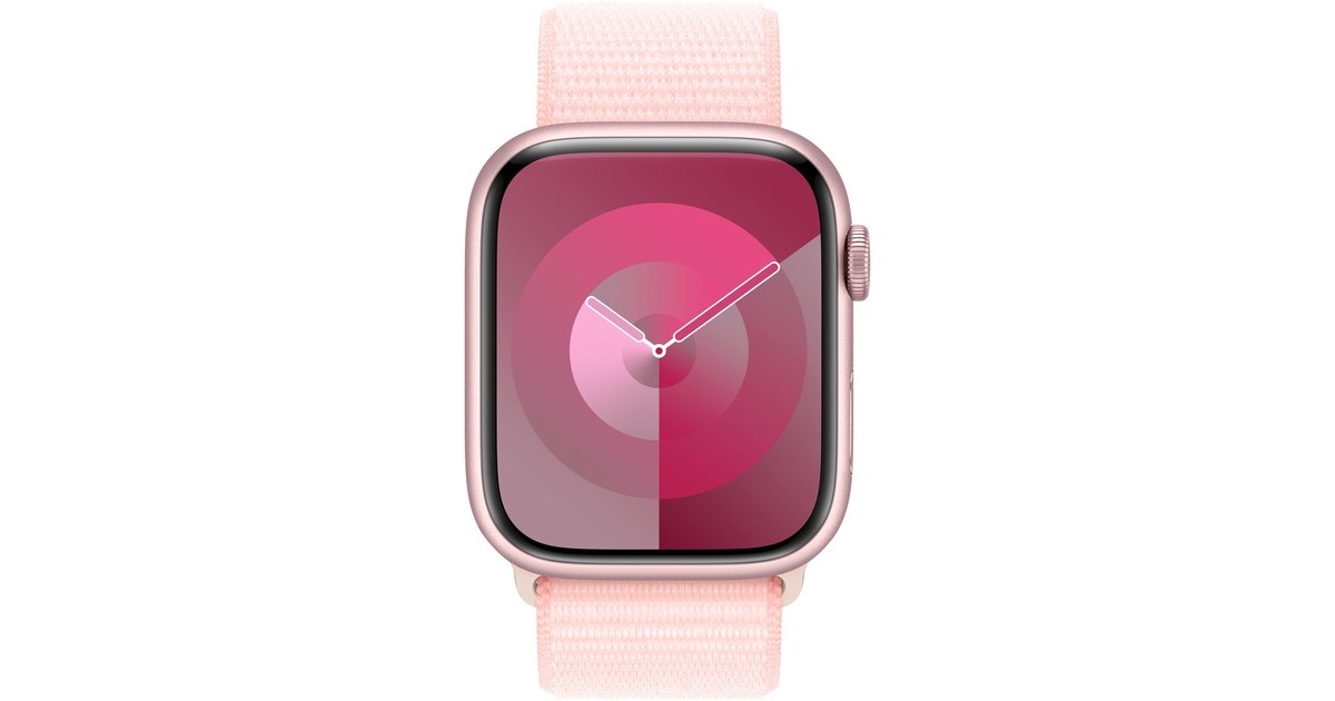 Apple Watch Series 9, Smartwatch(rosa/rosé, Aluminium, 45 mm, Sport Loop) Apple Watch Series 9, Smartwatch(rosa/rosé, Aluminium, 45 mm, Sport Loop)