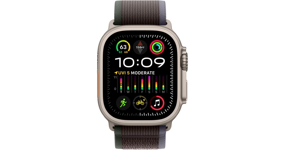 Apple Watch Ultra 2, Smartwatch(blau/schwarz, 49 mm, Trail Loop, Titangehäuse, Cellular) Apple Watch Ultra 2, Smartwatch(blau/schwarz, 49 mm, Trail Loop, Titangehäuse, Cellular)
