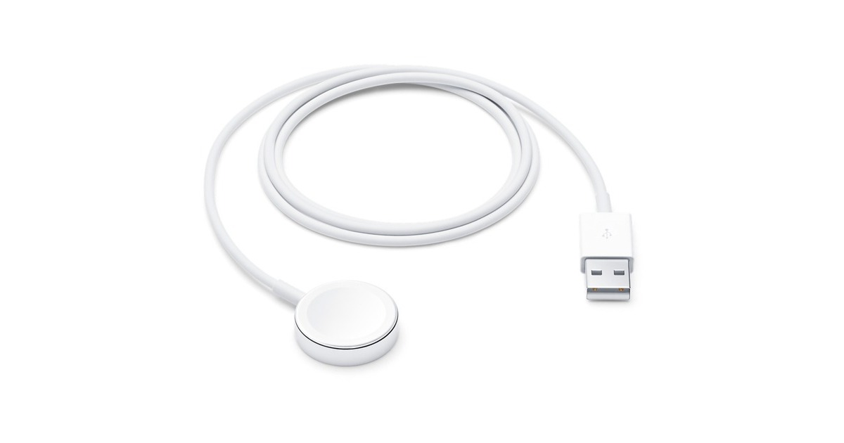 Apple Watch magnetisches Ladekabel USB-A, 1 Meter, Ladegerät(weiß, MX2E2ZM/A)