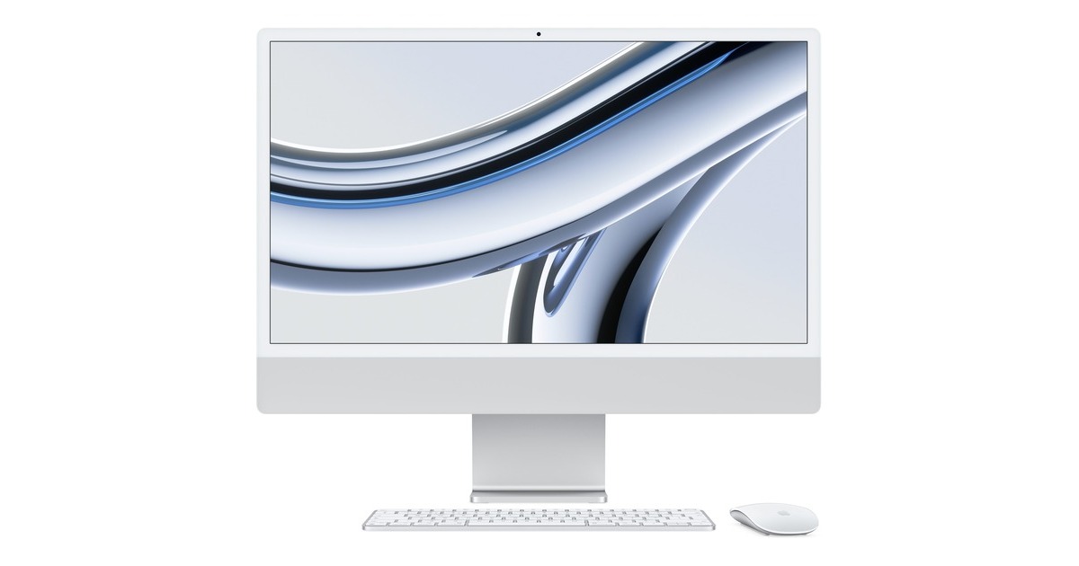 Apple iMac 59,62 cm (24") M3 2023 CTO, MAC-System(silber, macOS, Deutsch)