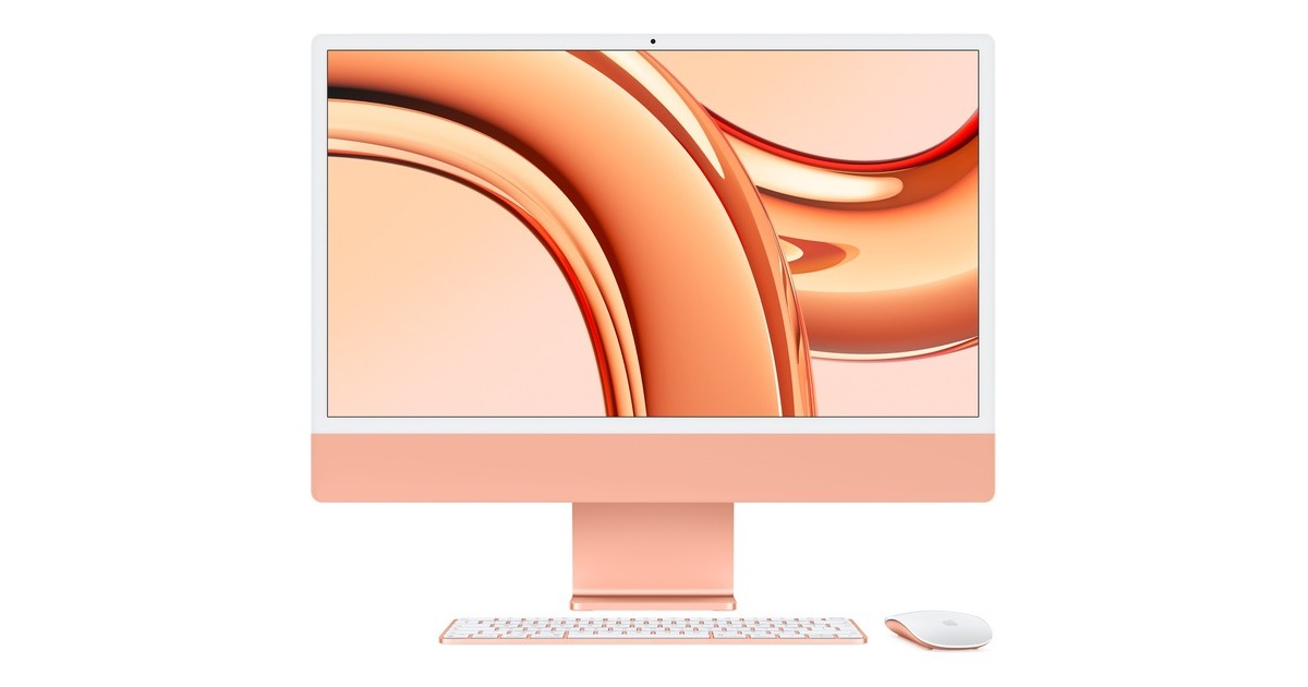 Apple iMac 59,62 cm (24") M3 2023 CTO, MAC-System(orange/hellorange, macOS, Deutsch) Apple iMac 59,62 cm (24") M3 2023 CTO, MAC-System(orange/hellorange, macOS, Deutsch)