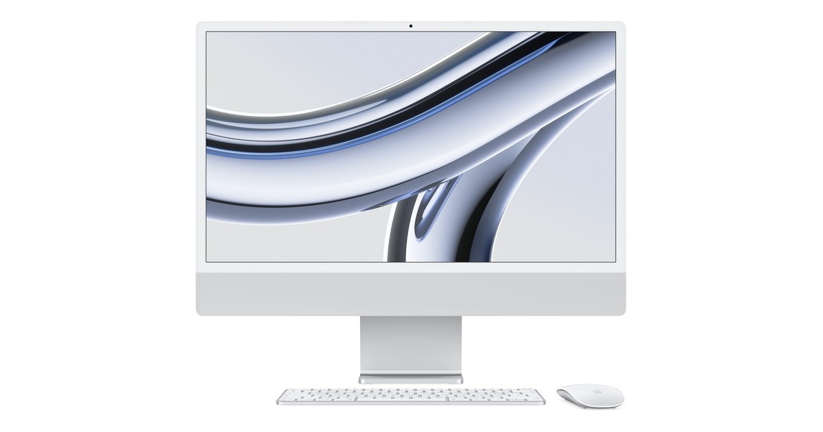 Apple iMac 59,62 cm (24") M3 2023 CTO, MAC-System(silber, macOS, Griechisch) Apple iMac 59,62 cm (24") M3 2023 CTO, MAC-System(silber, macOS, Griechisch)