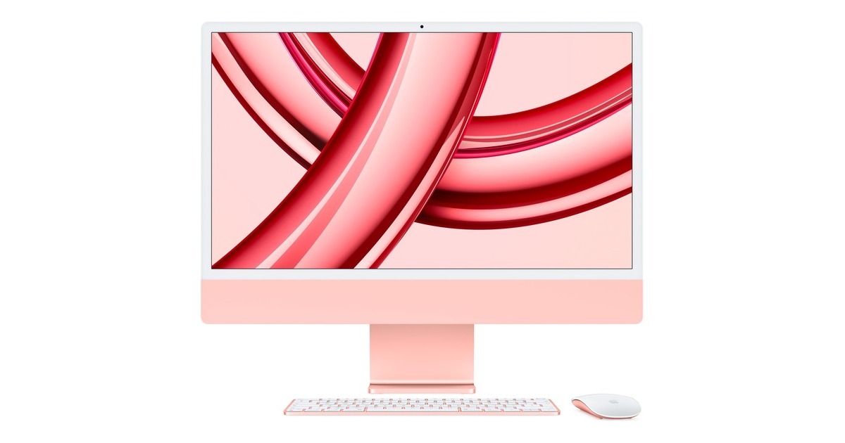 Apple iMac 59,62 cm (24") M3 2023, MAC-System(rot/rosé, macOS, Deutsch) Apple iMac 59,62 cm (24") M3 2023, MAC-System(rot/rosé, macOS, Deutsch)