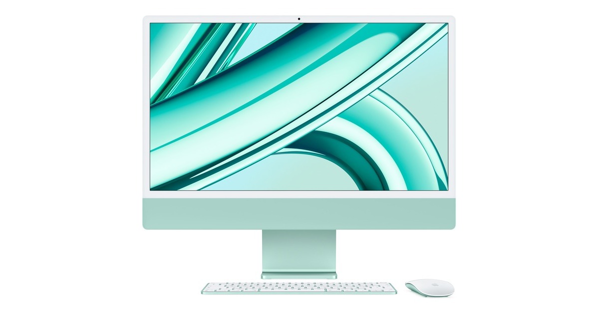 Apple iMac 59,62 cm (24") M3 2023, MAC-System(grün/hellgrün, macOS, Deutsch) Apple iMac 59,62 cm (24") M3 2023, MAC-System(grün/hellgrün, macOS, Deutsch)