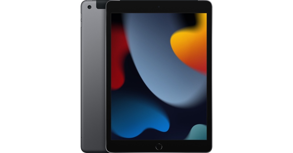 Apple iPad 10,2" (64 GB), Tablet-PC(grau, LTE, Gen 9 / 2021)